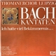 Bach / Thomanerchor Leipzig, Arleen Augér, Peter Schreier - Ich Hatte Viel Bekümmernis Kantate BWV 21